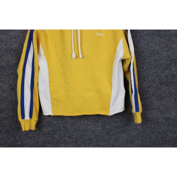 Levi's Women's Color Block Long Sleeve Pullover Drawstring Hoodie Size Small - Picture 3 of 11